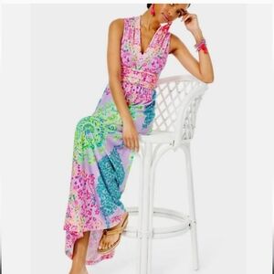 Lilly Pultizer Sunshine Vibes Pearce Maxi Dress